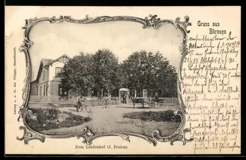 AK Börnsen, Gasthaus Zum Lindenhof von J. Frahm