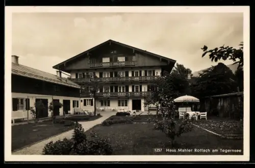 AK Rottach / Tegernsee, Hotel Haus Mahler
