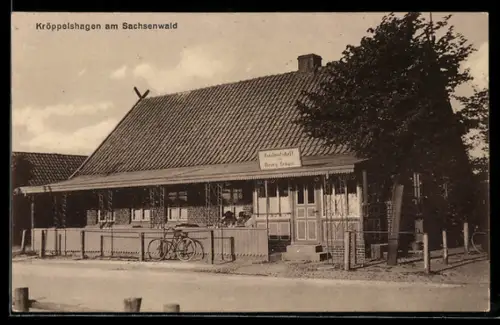 AK Kröppelshagen am Sachsenwald, Gasthaus von Georg Krüger