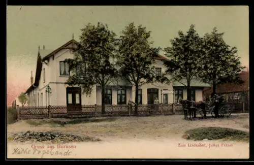 AK Börnsen, Gasthaus Zum Lindenhof von Julius Frahm