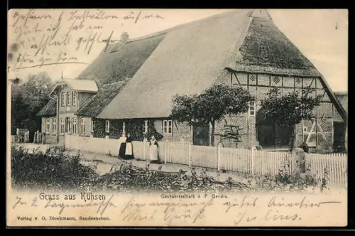 AK Kühsen, Gasthaus v. F. Gerdts