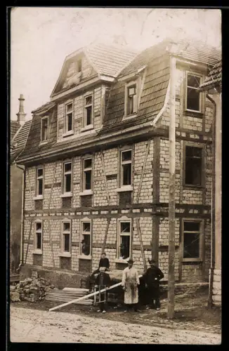 Foto-AK Waiblingen, Neubau in der Schmidener Strasse