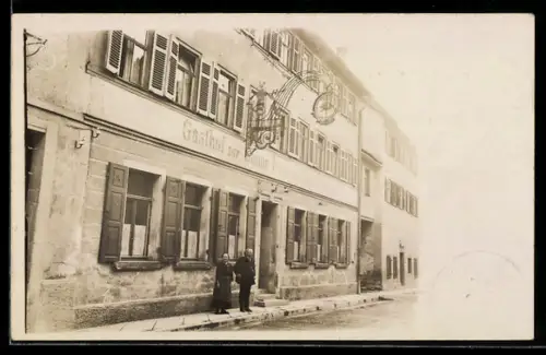 Foto-AK Suhl /Neckar, Gasthaus zur Sonne-Post v. Eugen W.