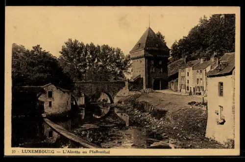 AK Luxembourg, L`Alzette au Pfaffenthal
