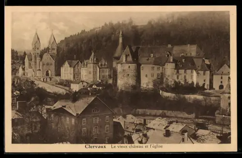 AK Clervaux, Le vieux château et l`église