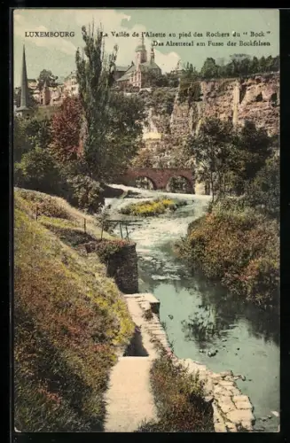 AK Luxembourg, Vallée de l`Alzette au pied des Rochers du Bock