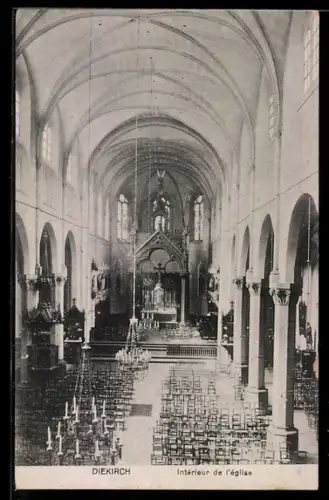 AK Diekirch, Intérieur de l`église