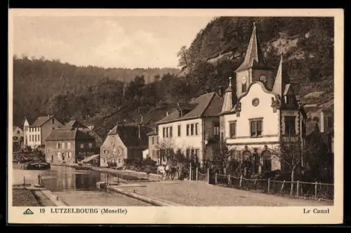 AK Lutzelbourg /Moselle, Le canal