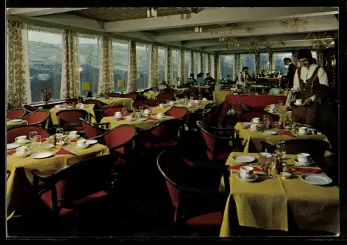 AK Geilo, Highland Hotel by the Oslo-Bergen railway