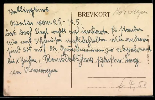 AK Vengetinderne, Totalansicht mit Romsdalshorn