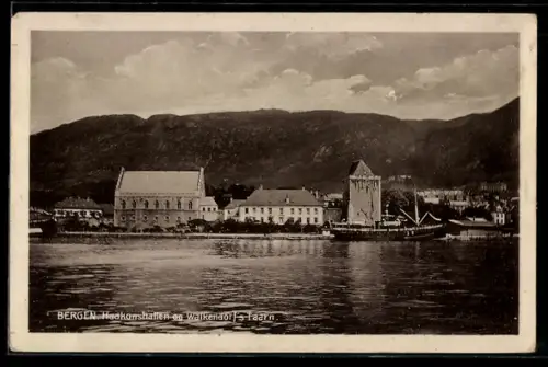 AK Bergen, Haakonshallen og Walkendorf`s Taarn