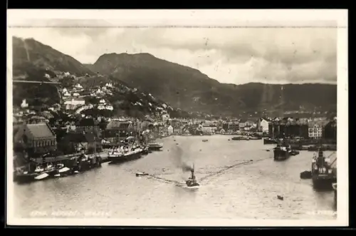 AK Bergen, Vaagen, Panorama