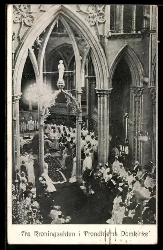 AK Trondheim, Fra Kroningsakten i Trondhjems Domkirke