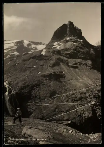 AK Romsdal, Trollstegveien m. Bispen