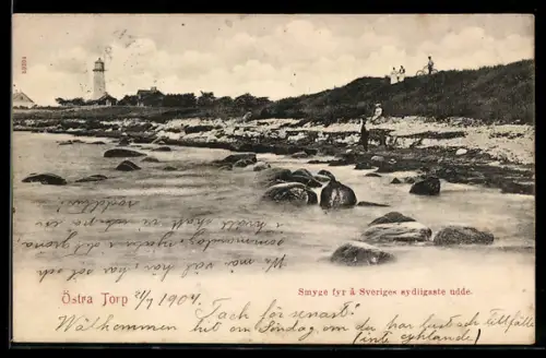 AK Östra Torp, Smyge fyr a Sveriges sydligaste udde