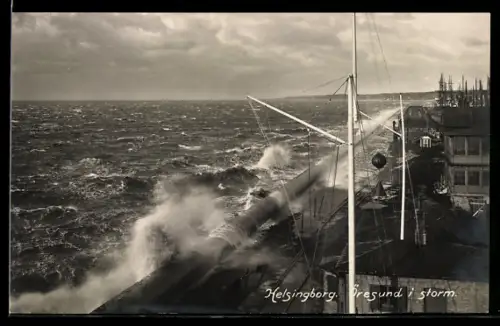AK Helsingborg, Öresund i storm