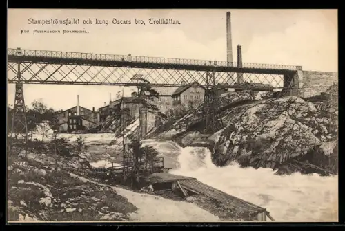 AK Trollhättan, Stampeströmfallet och Oscars bro