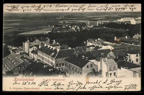 AK Kristianstad, Vy fran Vattentornet
