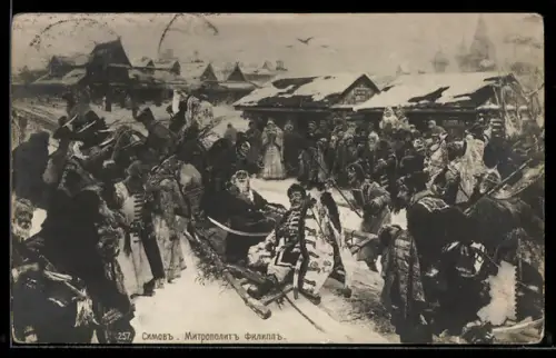 Künstler-AK sign. Simoff: Metropolit Philipp