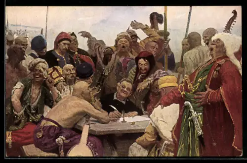 AK Kosaken beim Vertragsbeschluss