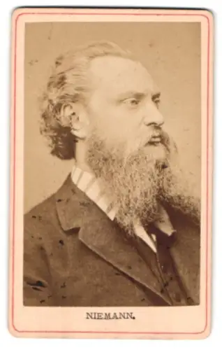 Fotografie Albert Niemann, deutscher Opernsänger