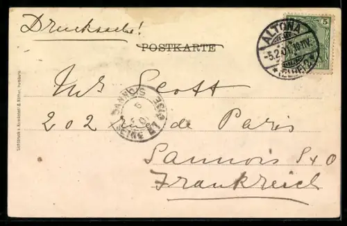 AK Hamburg, Rathaus und Börse