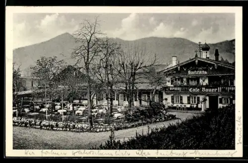 AK Fischbachau, Gaststätte Café Bauer