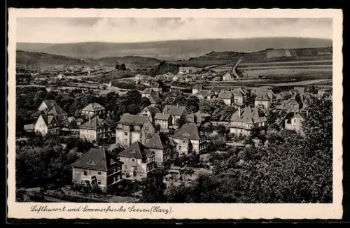 AK Seesen /Harz, Ortsansicht gegen die Anhöhen