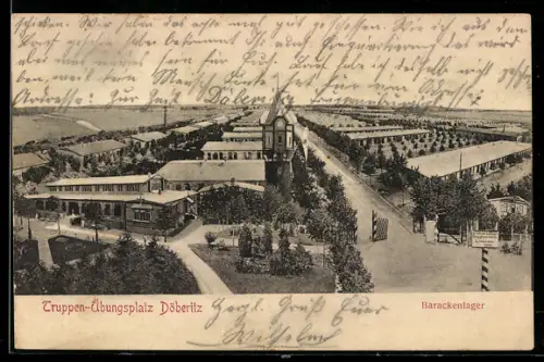 AK Döberitz, Barackenlager am Truppenübungsplatz