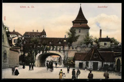 AK Ulm / Donau, Das Zundeltor