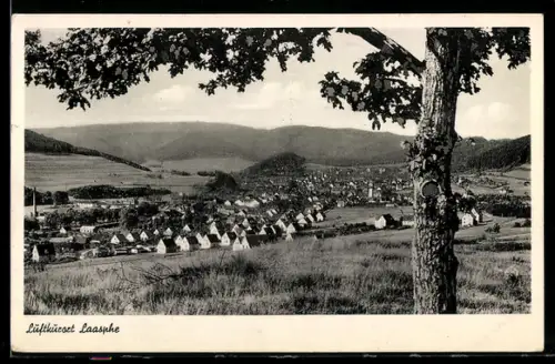 AK Laasphe, Ortsansicht gegen die Anhöhen
