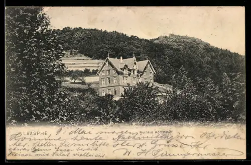 AK Bad Laasphe, Blick auf Kurhaus Kohlstaedt