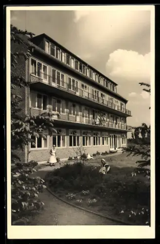 Foto-AK Bremen, IRK-Heim im Ort