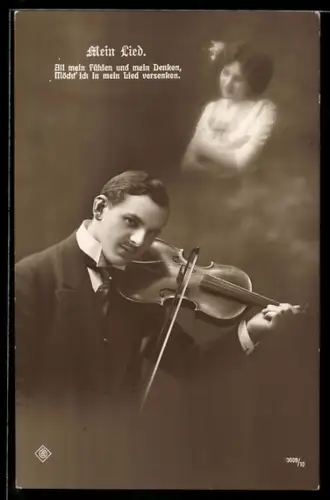 AK Mein Lied, All mein Fühlen und mein Denken..., Geige und Geliebte, Montage