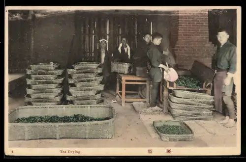AK Workers drying tea