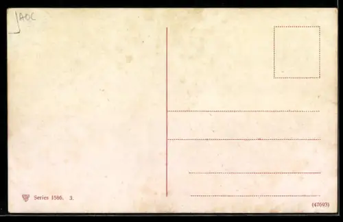 AK Hand mit Geldschein- und Münzen