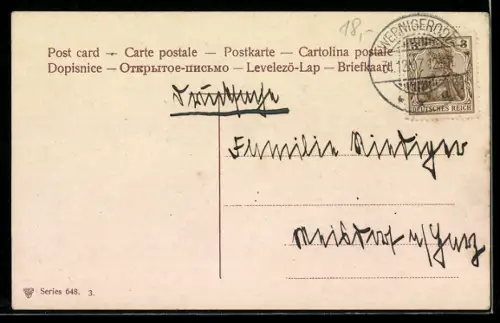 AK Geldscheine mit Champignons, Neujahrsgruss