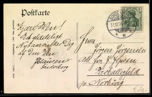 AK Geldschein über eintausend Mark