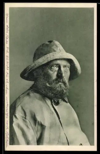 AK Portrait von einem Fischer mit Vollbart