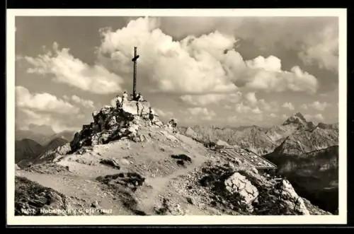 AK Gipfelkreuz auf dem Nebelhorn