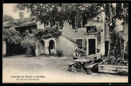 AK Cartigny, Auberge du Raisin, Propr. Ch. Wuarin-Duchemin