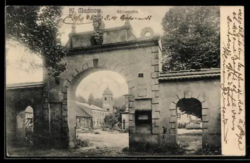 AK Klein Machnow, Partie am Schlossportal