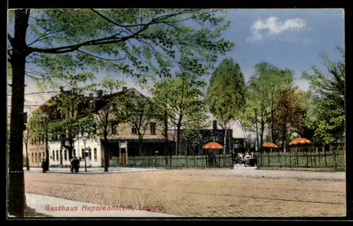 AK Leipzig, Gasthaus Napoleonstein
