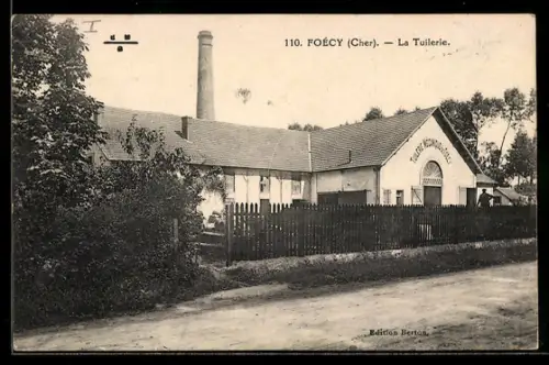 AK Foëcy /Cher, La Tuilerie