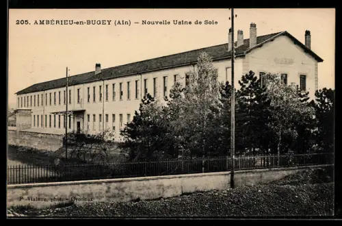 AK Ambérieu-en-Bugey /Ain, Nouvelle Usine de Soie