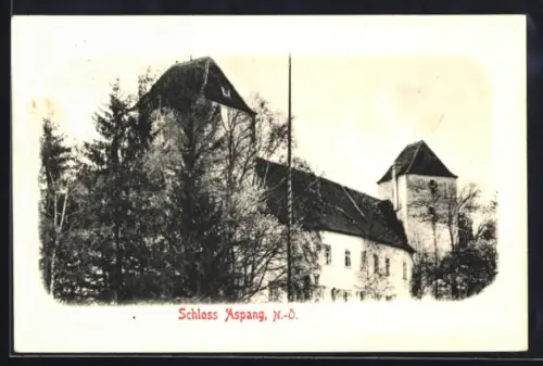 AK Aspang /N.-Ö., Schloss, Teilansicht