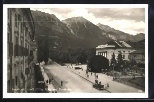 AK Innsbruck,  Platz mit Nordkette