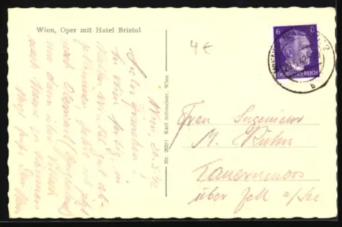 AK Wien, Oper mit Hotel Bristol