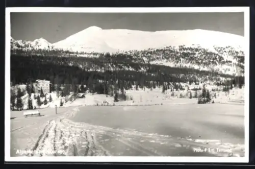 AK Salzburg, Alpengasthof Prebersee, Bergpanorama