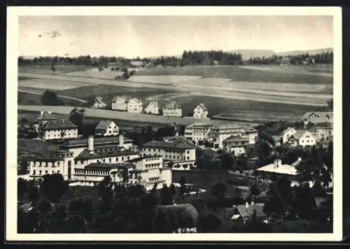 AK Gallspach, Institut Zeileis mit Villenviertel, Panorama